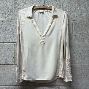 Anthropologie 9-H15 Ivory Blouse